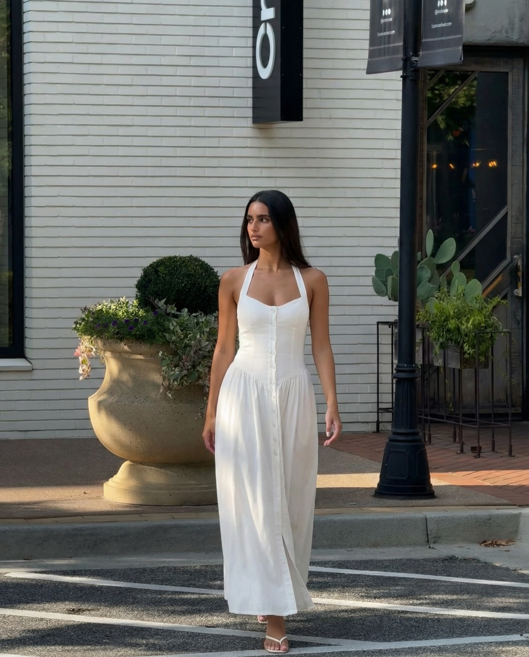 Halter Neck Maxi Dress for Women