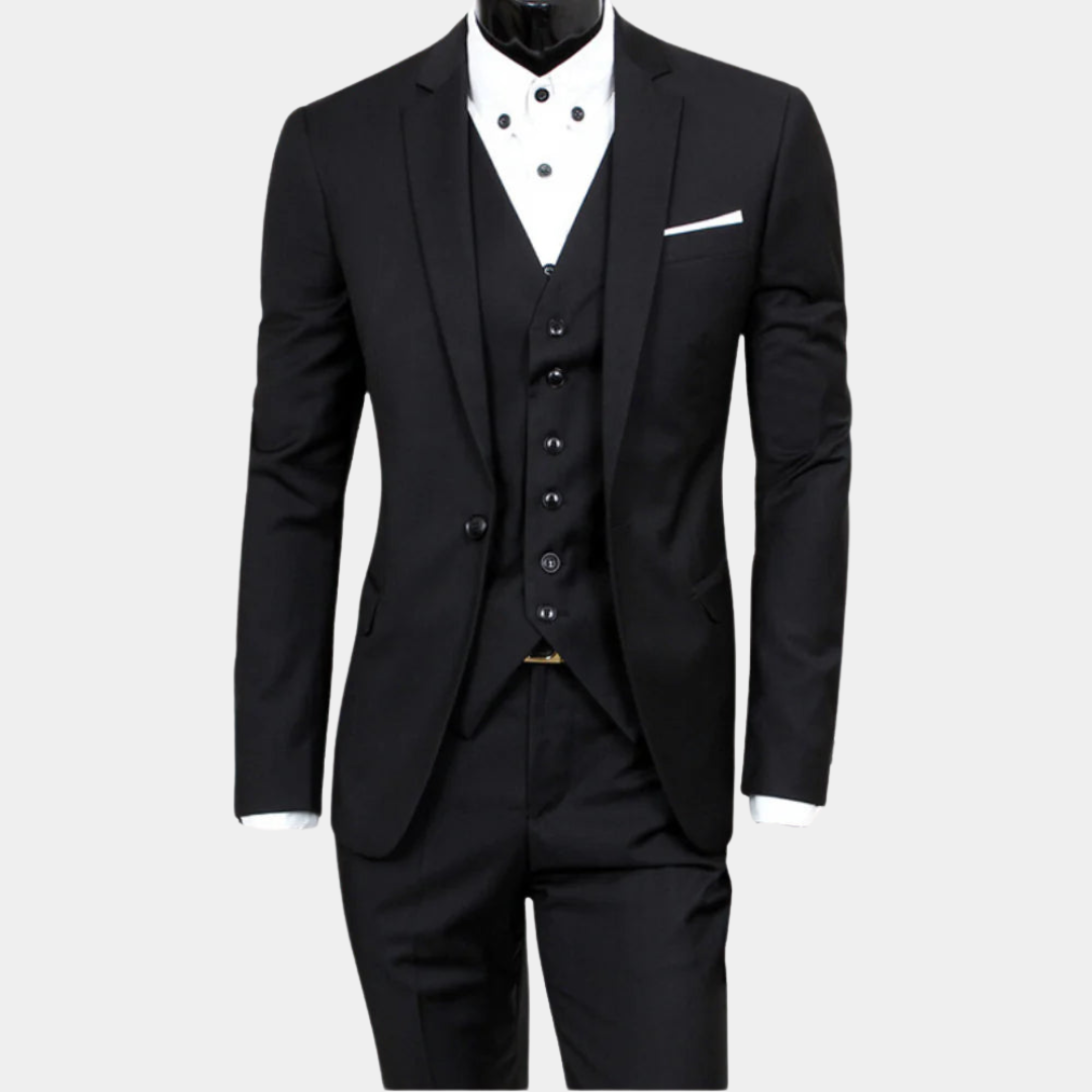 Double-Breasted Three-Piece Suit for Men