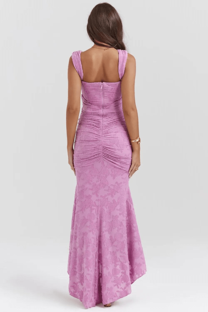 Lace Corset Wedding Guest Midi Dress for Women