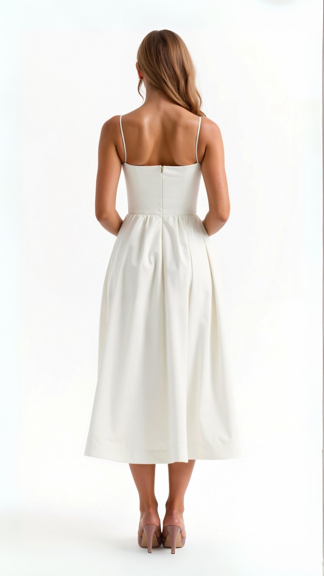 Camisole Wedding Guest Midi Dress for Women