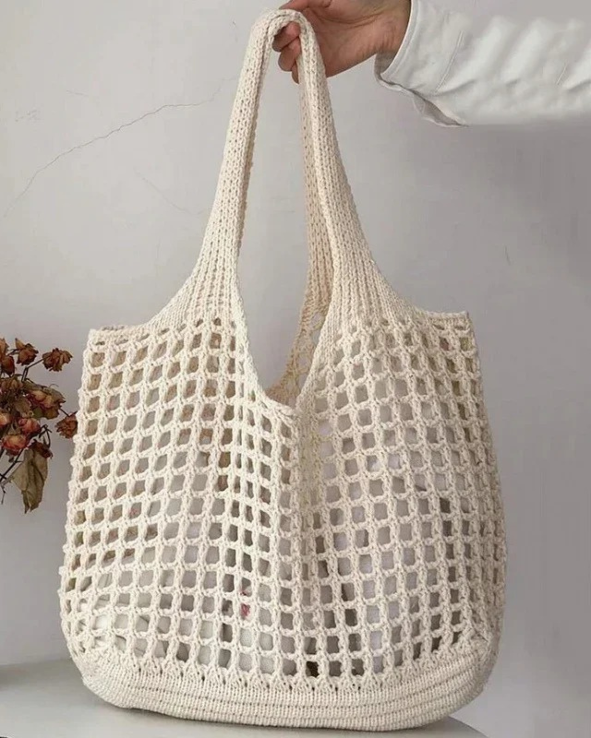 Everyday Crochet Tote Bag for Women
