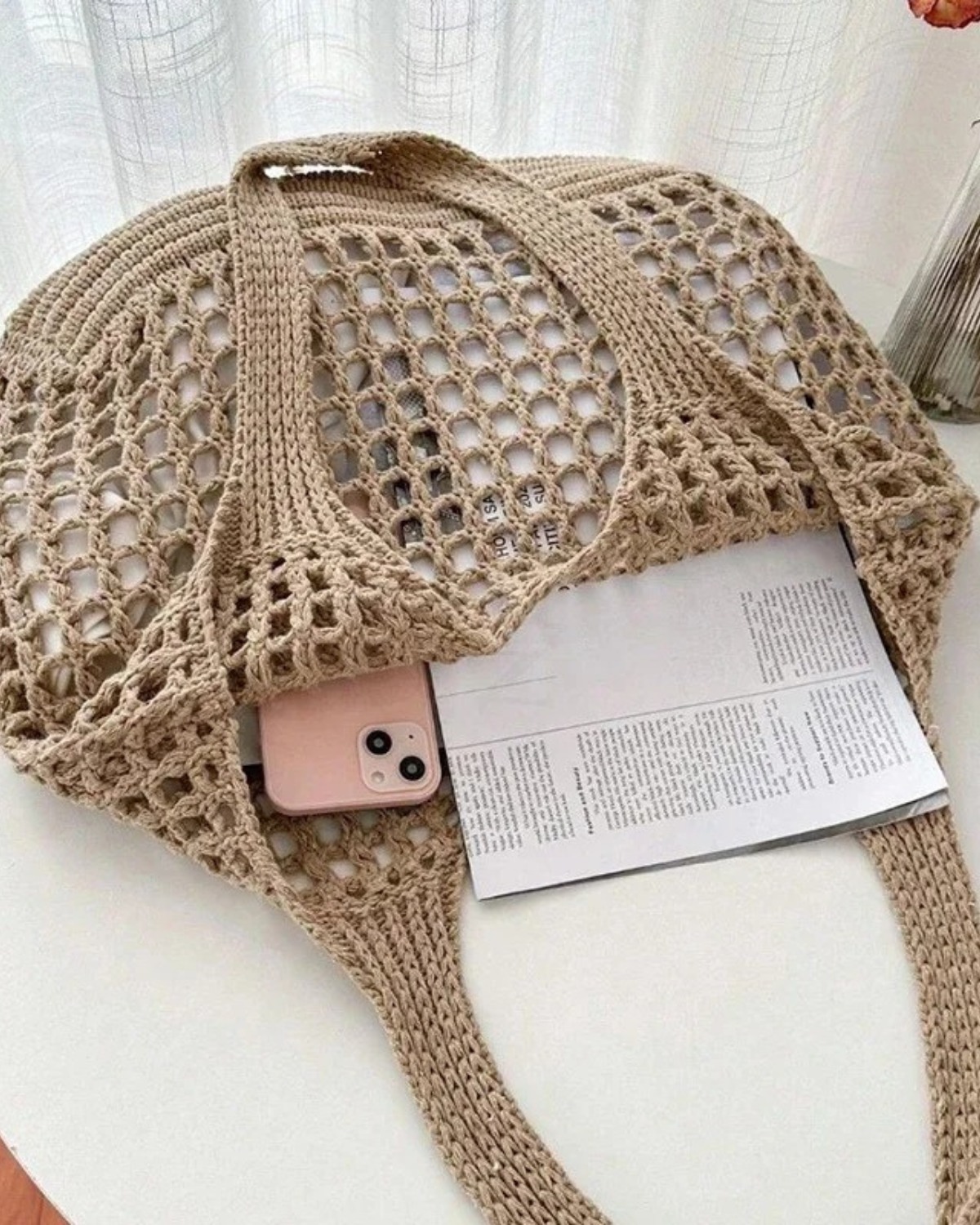 Everyday Crochet Tote Bag for Women