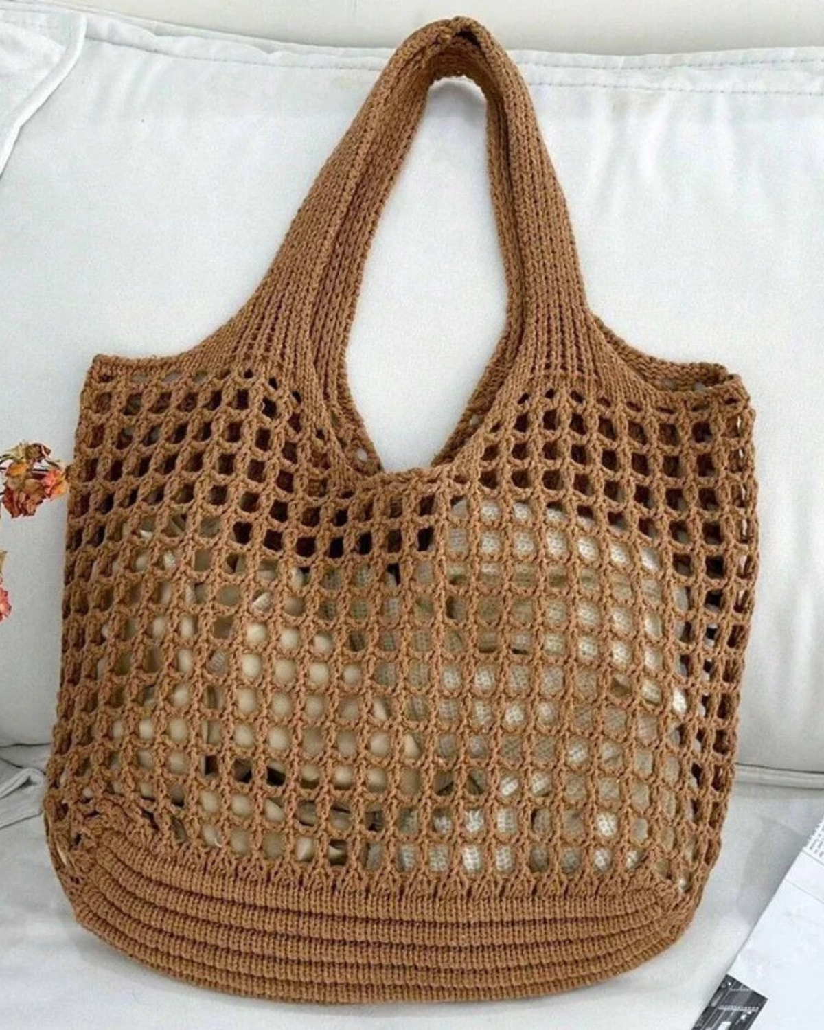 Everyday Crochet Tote Bag for Women