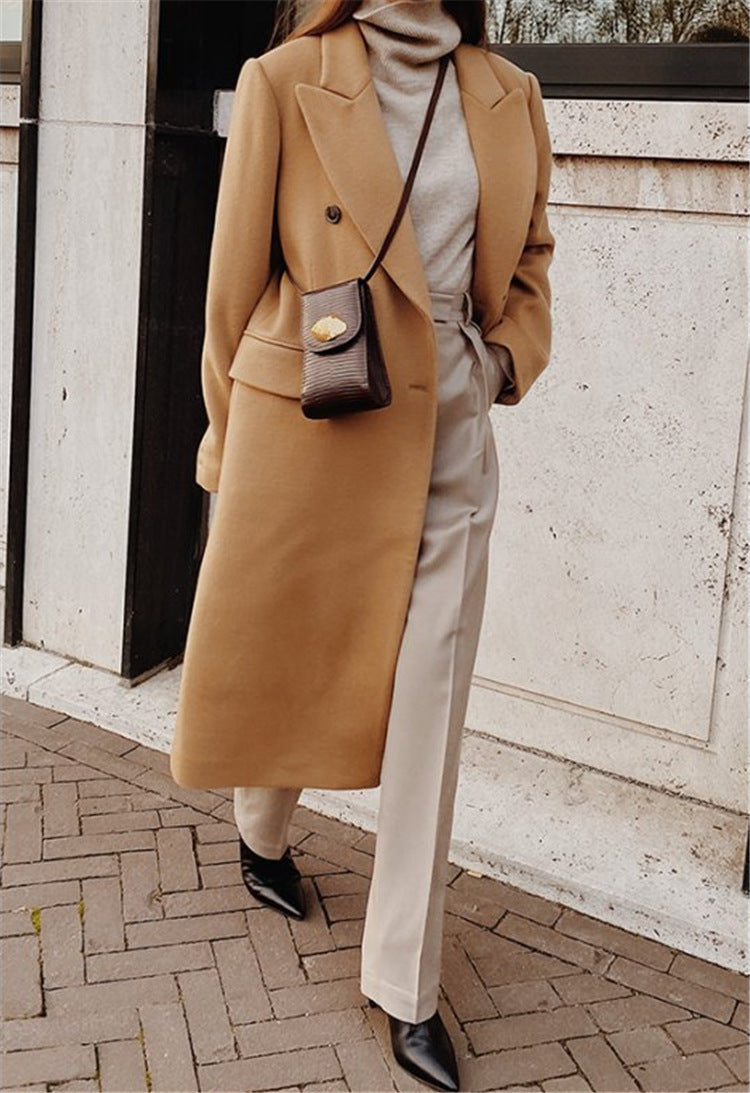 Elegant Long Winter Coat for Women