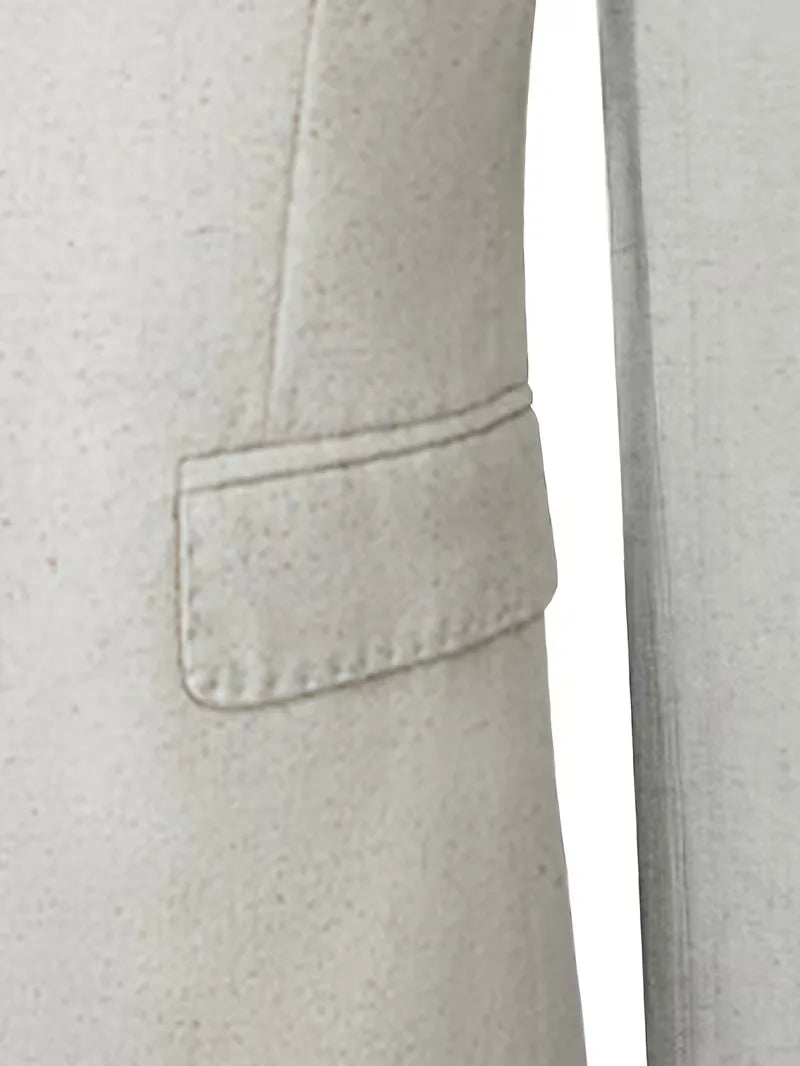 Linen Slim Fit Suit Set for Men