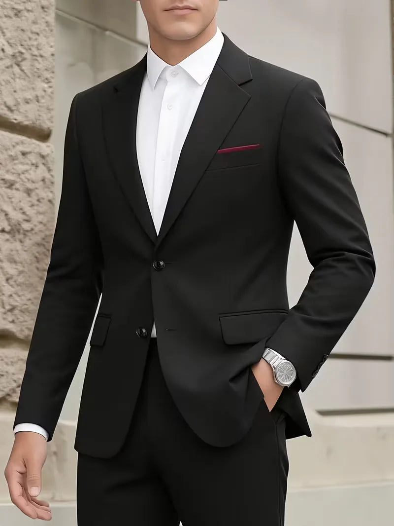 Slim Fit Suit Set for Men
