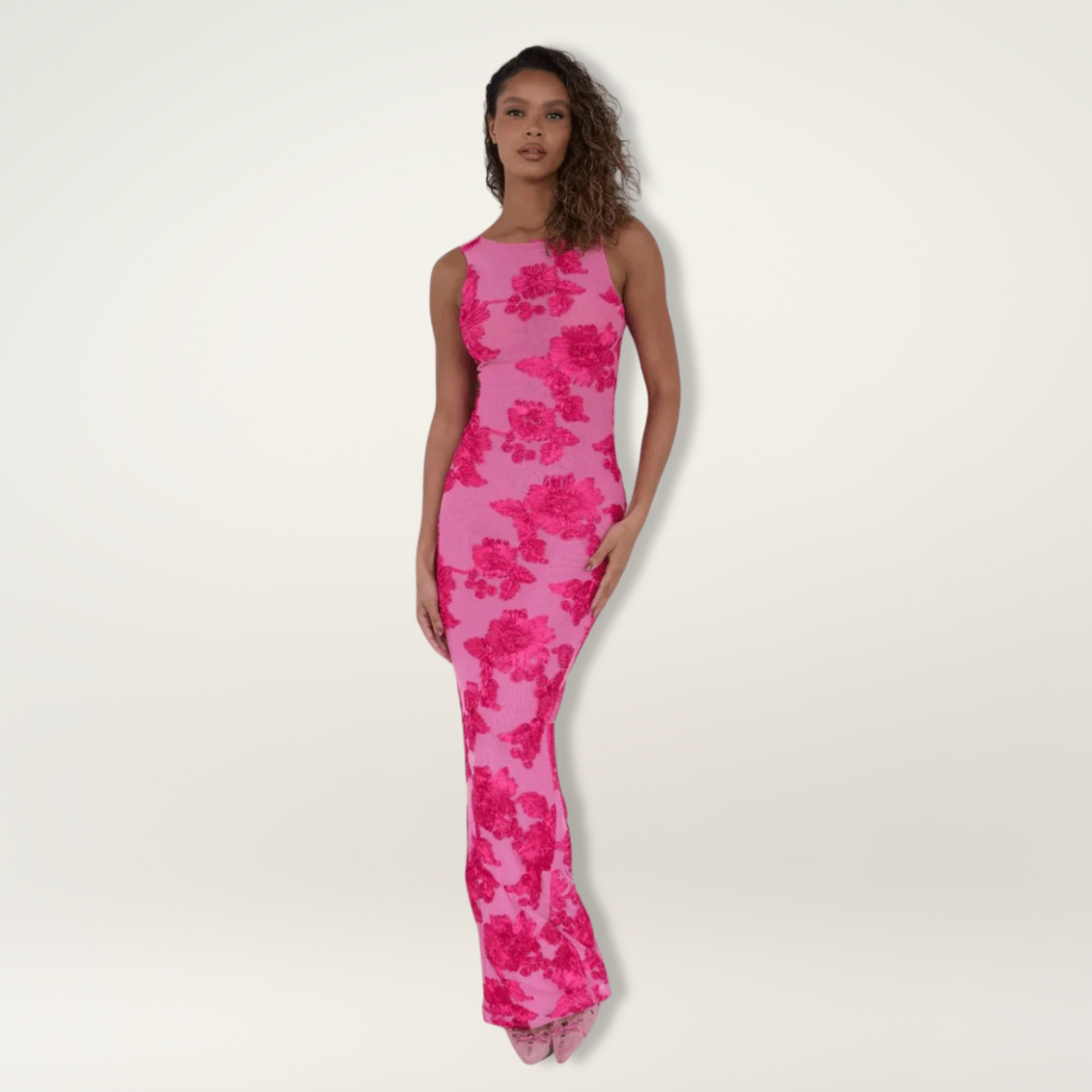 Sleeveless Wedding Guest Maxi Dress for Women