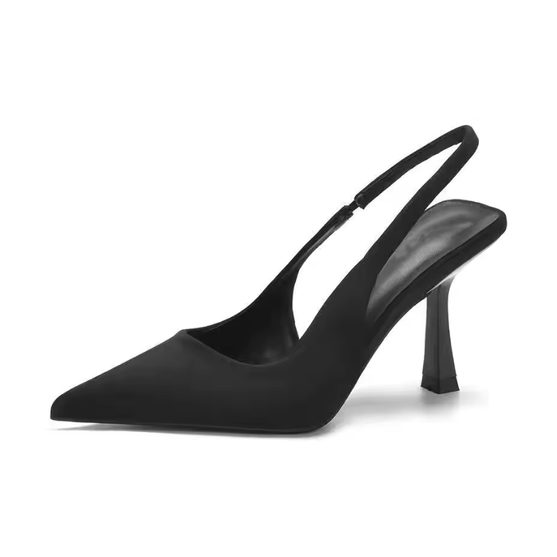 Kitten Heel Slingbacks with Pointed Toe for Women