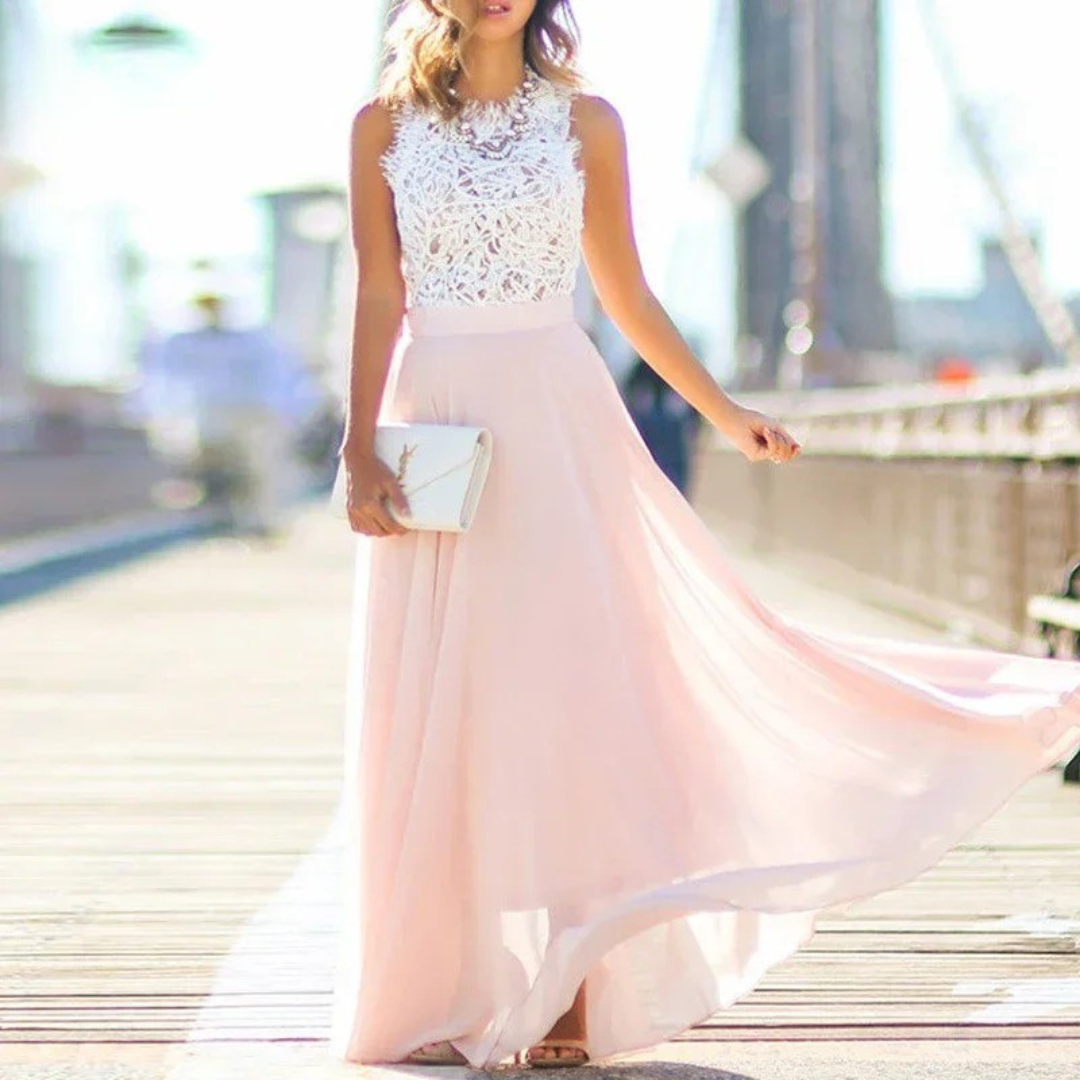 Sleeveless Embellished Wedding Guest Maxi Dress for Women