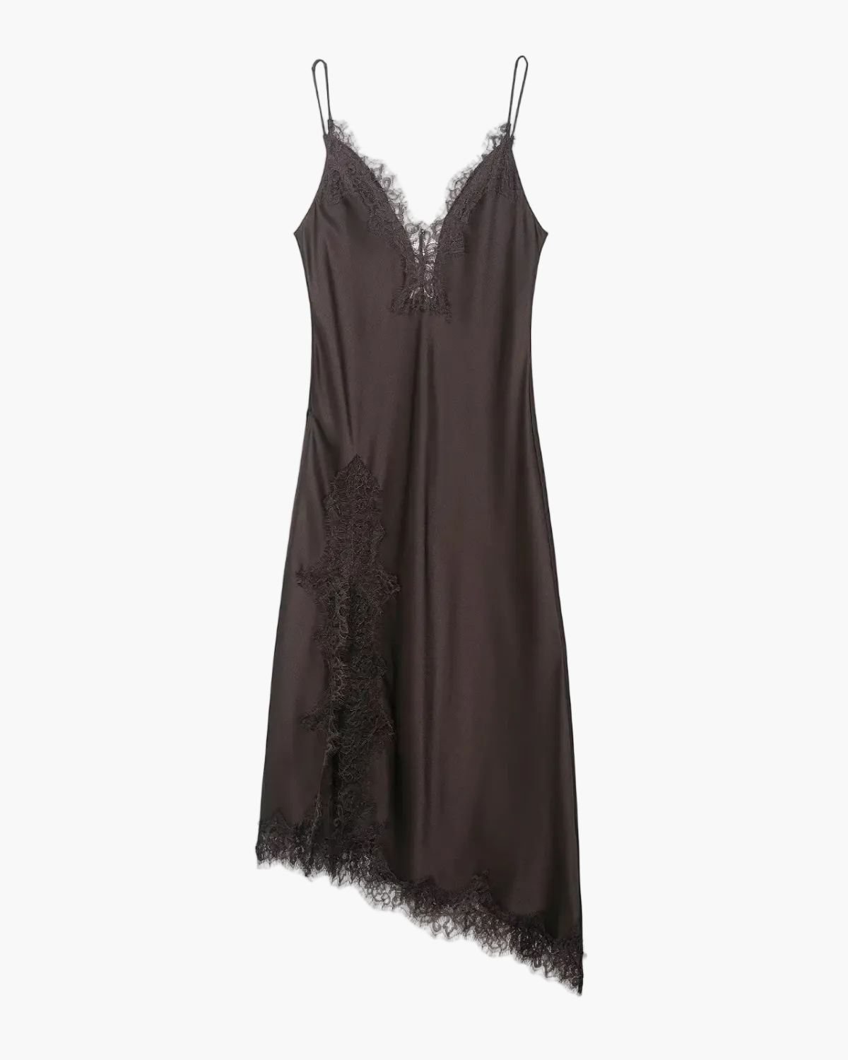 Sleeveless Lace Dress with Side Slit for Women