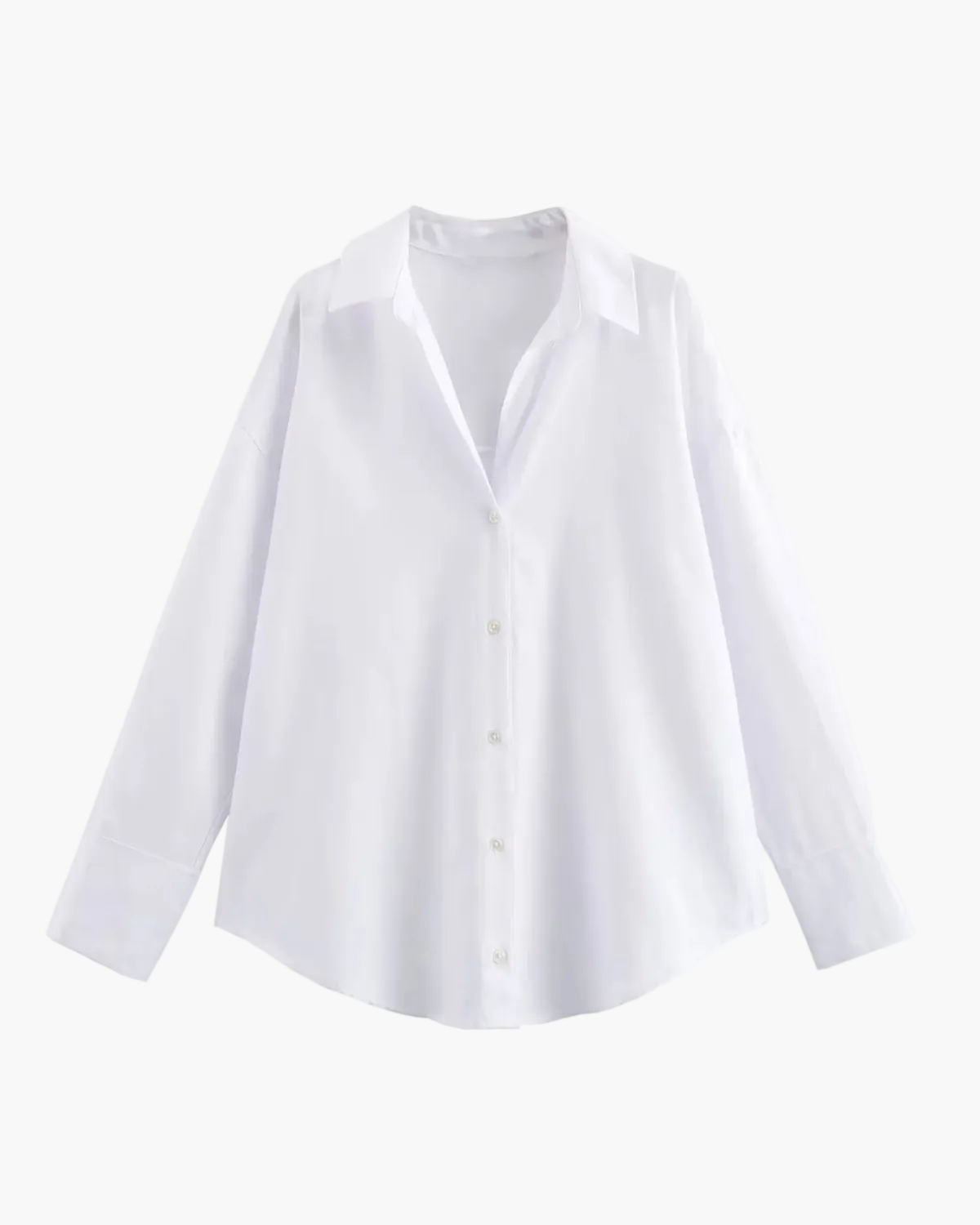 Single Breasted Long Sleeve Blouse for Women