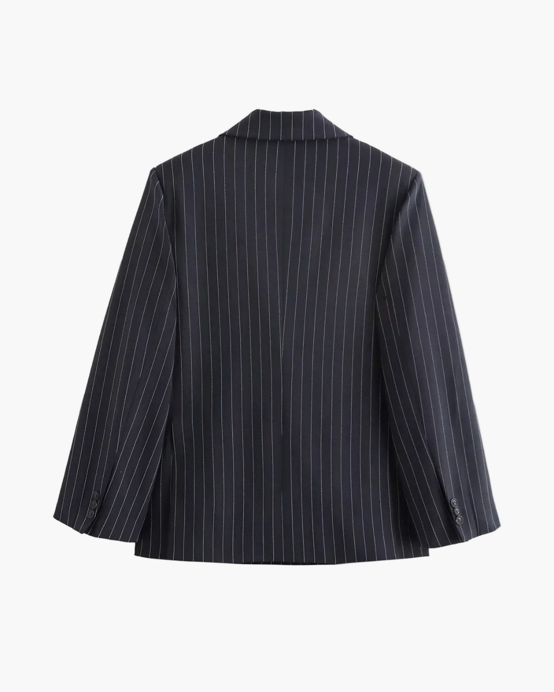 Oversized Pinstripe Double Breasted Blazer for Women