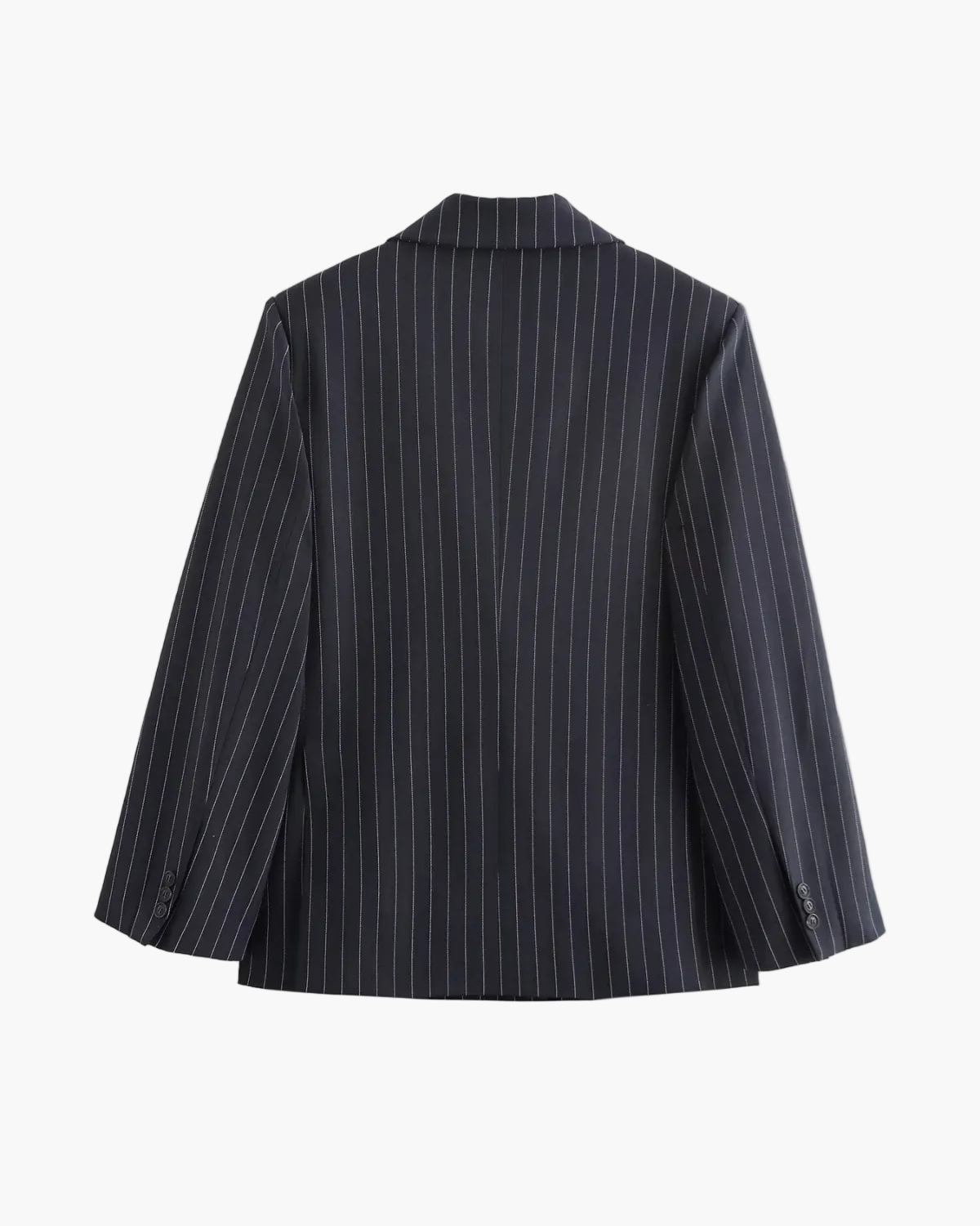 Oversized Pinstripe Double Breasted Blazer for Women