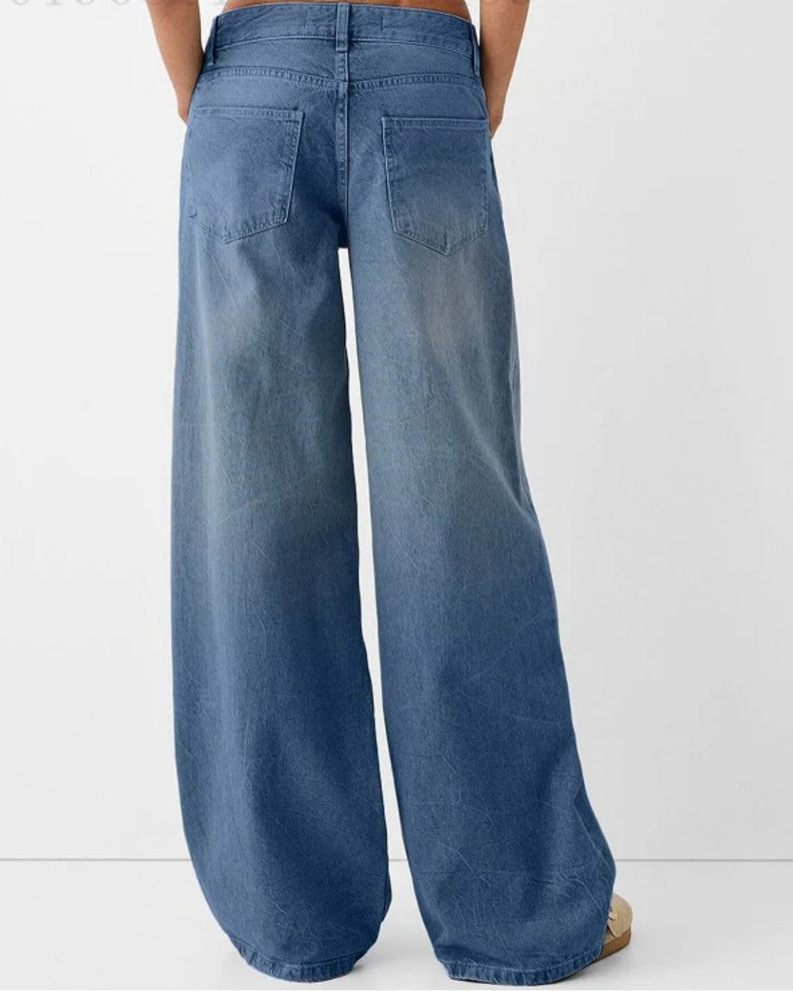 Straight Leg Loose Denim Pants for Women