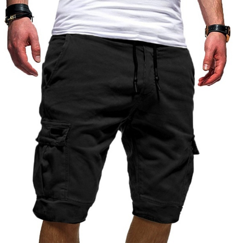 Cargo Shorts with Drawstring for Men
