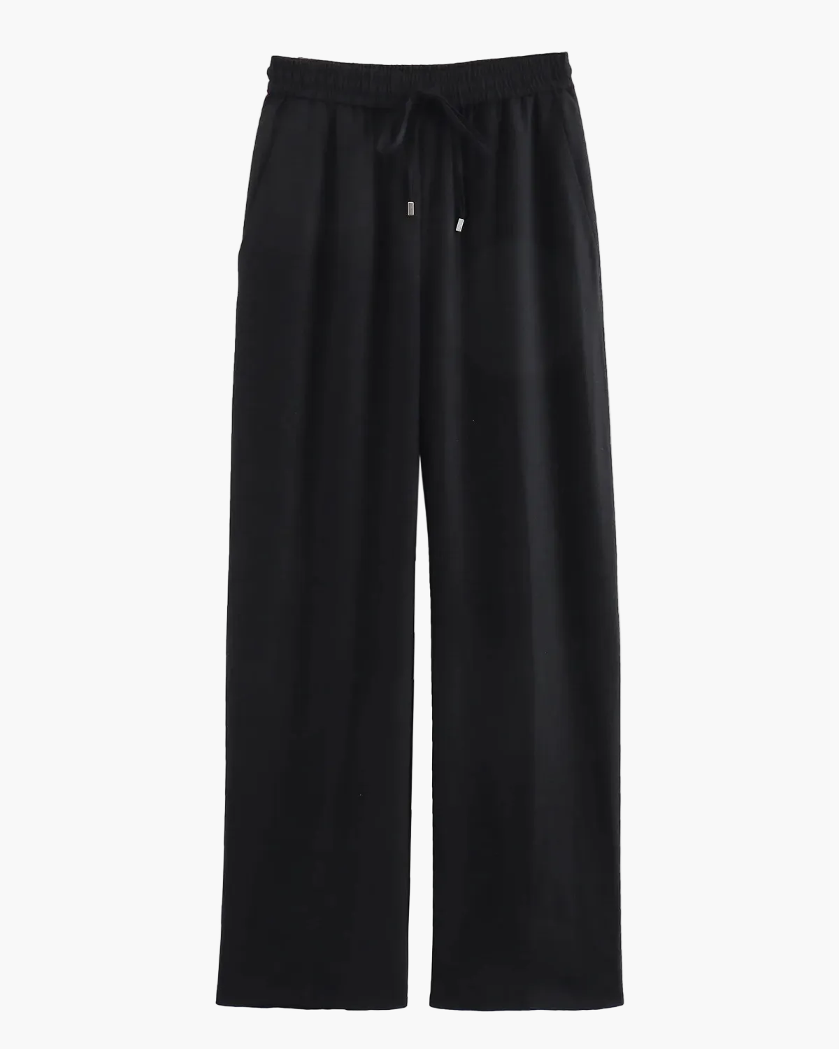 High Waist Linen Straight Pants for Women