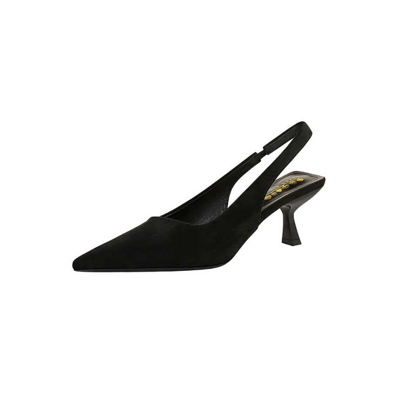 Pointed Toe Kitten Heels Slingback for Women