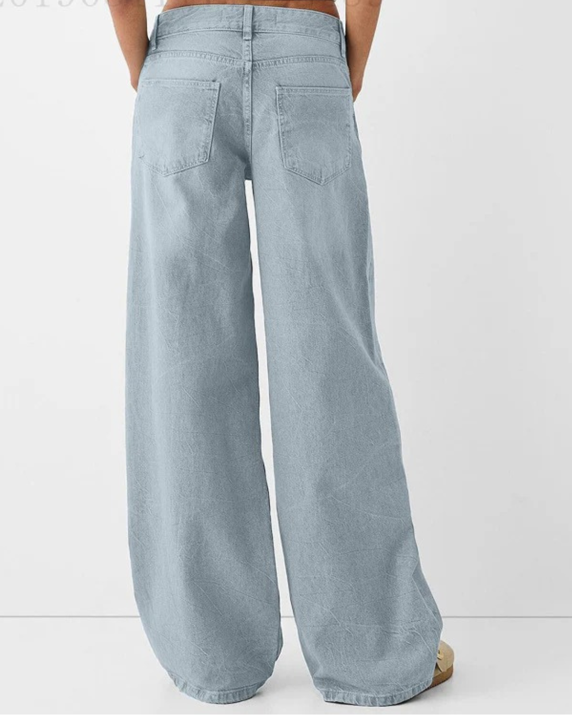 Straight Leg Loose Denim Pants for Women