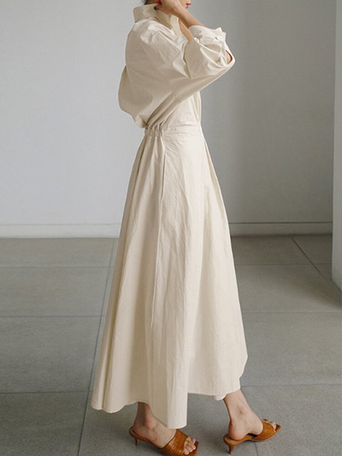 Wrap Shirt Maxi Dress Wedding Guest for Women
