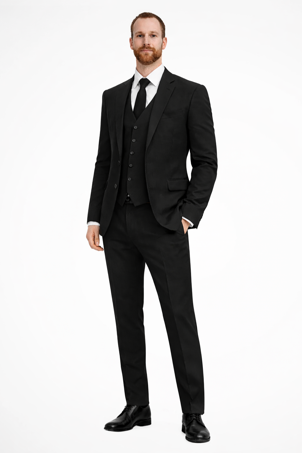 Linen Three Piece Suit Set for Men