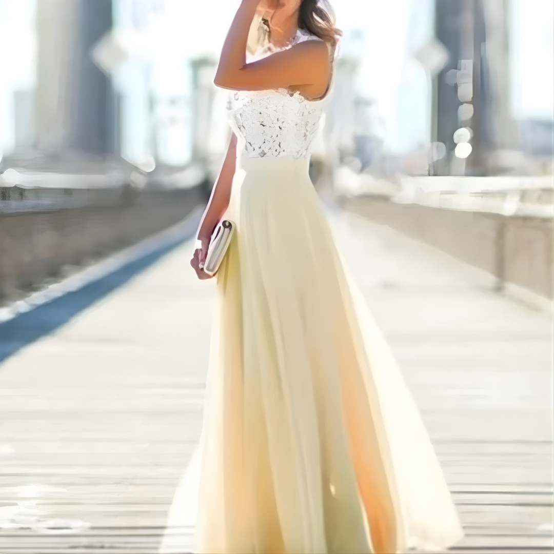 Sleeveless Embellished Wedding Guest Maxi Dress for Women