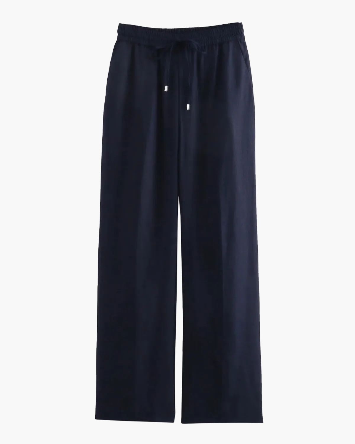 High Waist Linen Straight Pants for Women