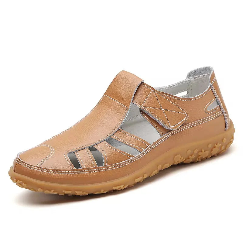 Closed Toe Sandals with Cutouts for Women