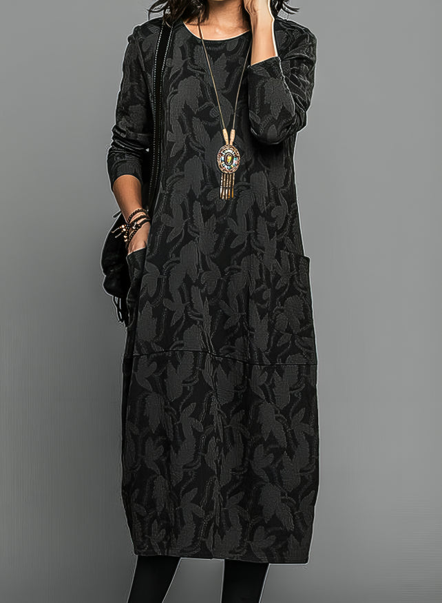 Wedding Guest Jacquard Midi Dress for Women