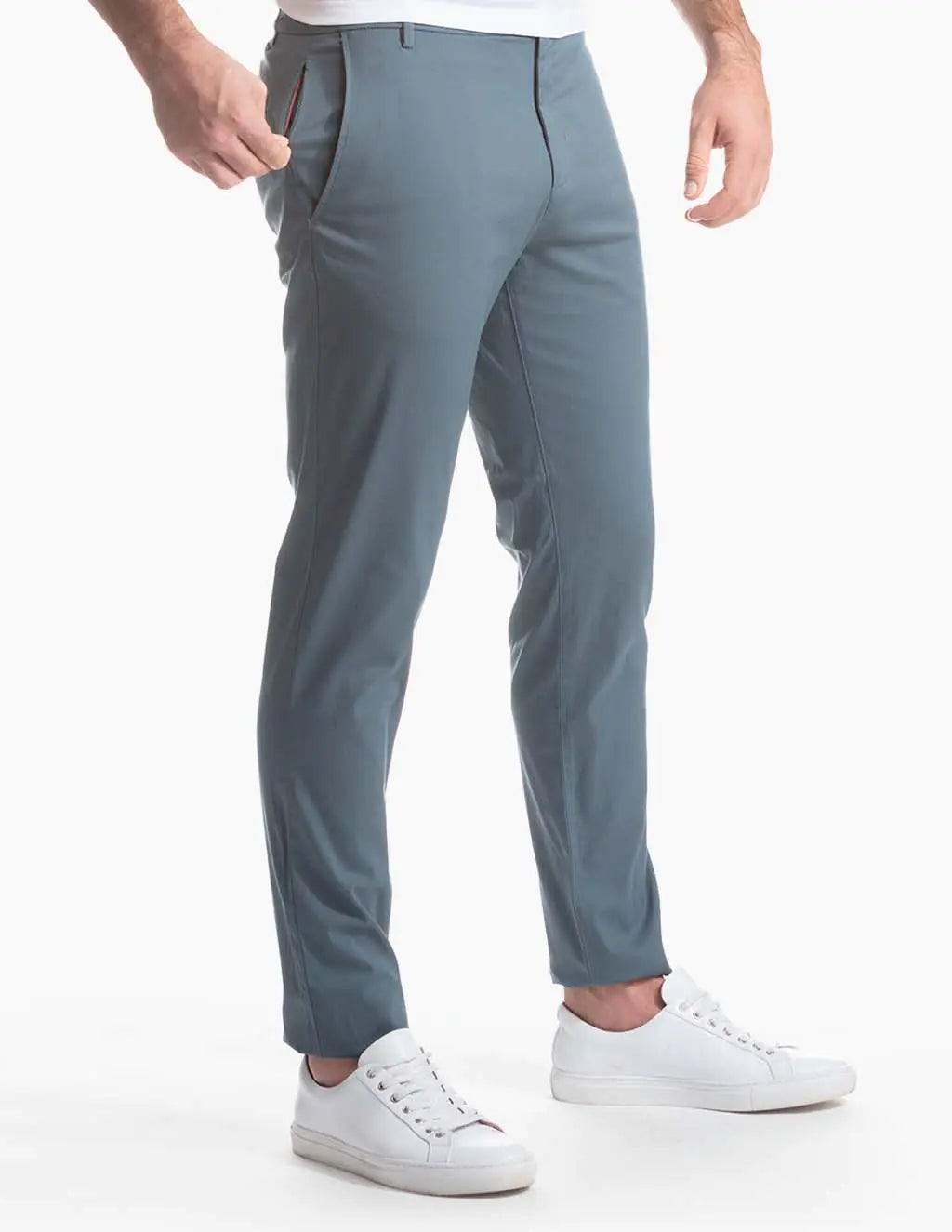 Slim Fit Stretch Chinos for Men