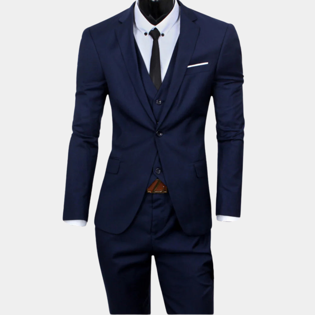 Double-Breasted Three-Piece Suit for Men