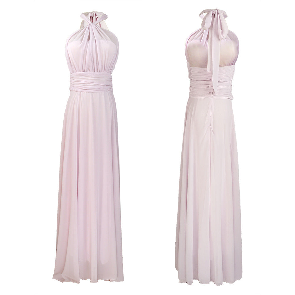Halter Neck Wedding Guest Maxi Dress for Women