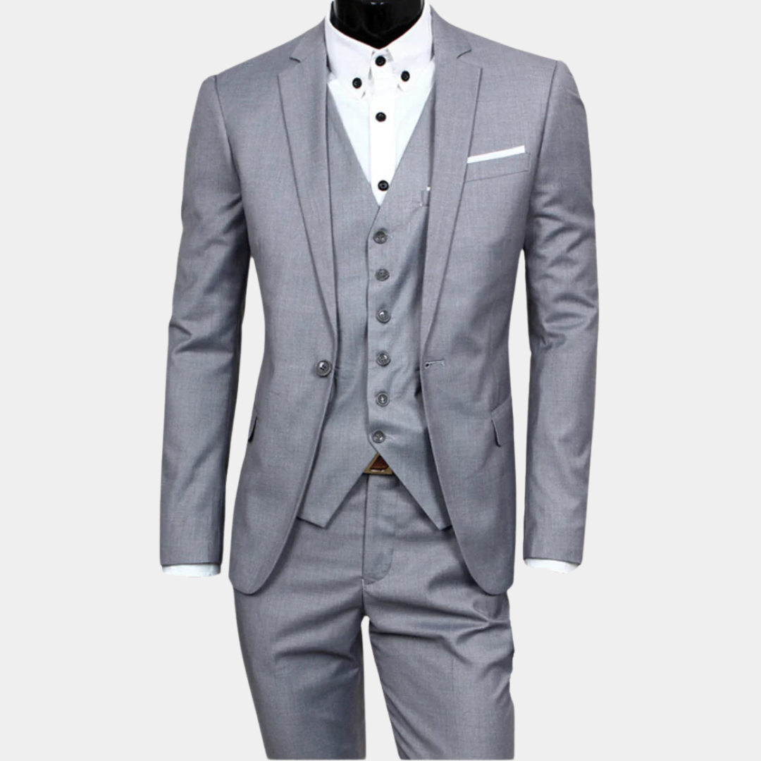 Double-Breasted Three-Piece Suit for Men