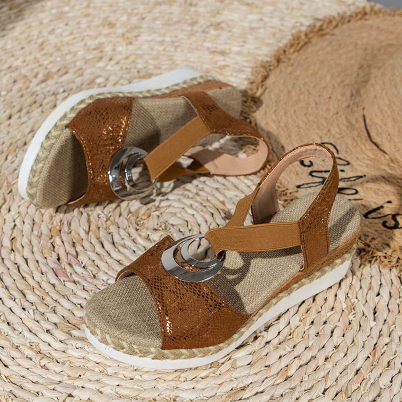 Espadrille Platform Sandals for Women