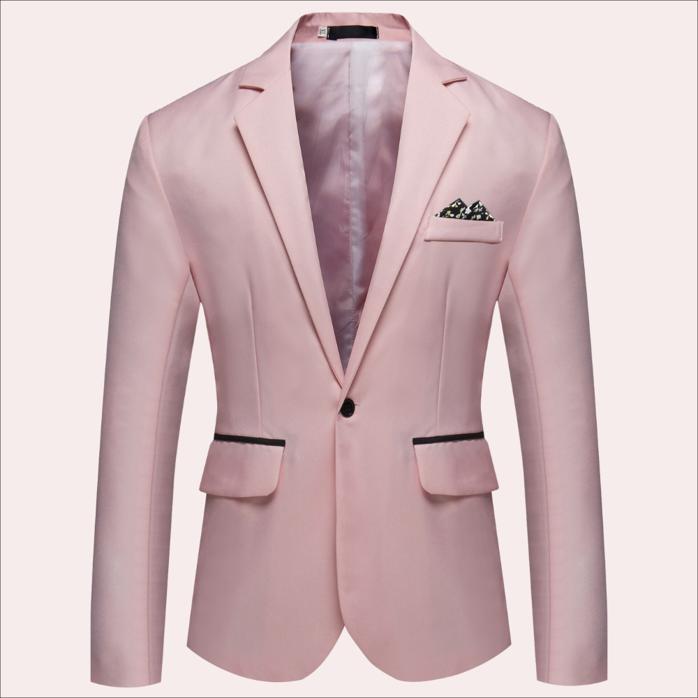 Tailored Single Breasted Blazer for Men