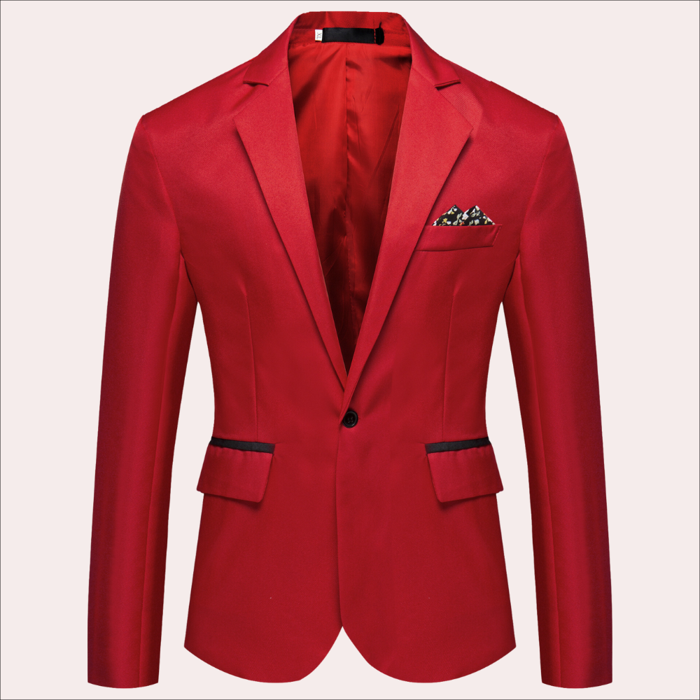 Single Breasted Tailored Blazer for Men