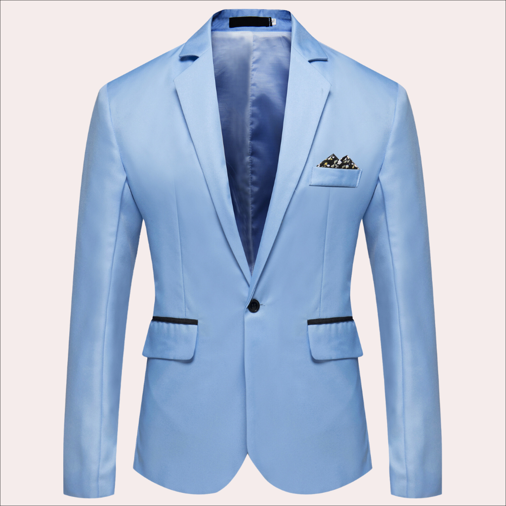 Single Breasted Tailored Blazer for Men