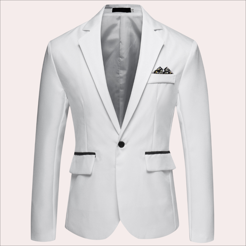 Tailored Single Breasted Blazer for Men
