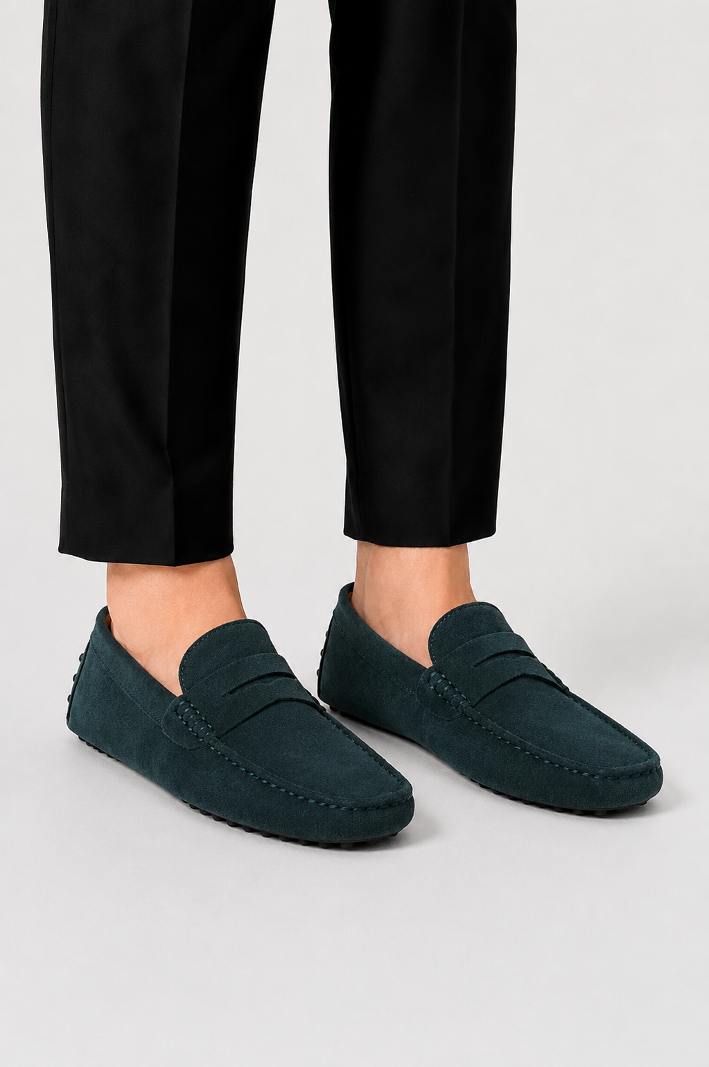 Suède Penny Loafers for Men
