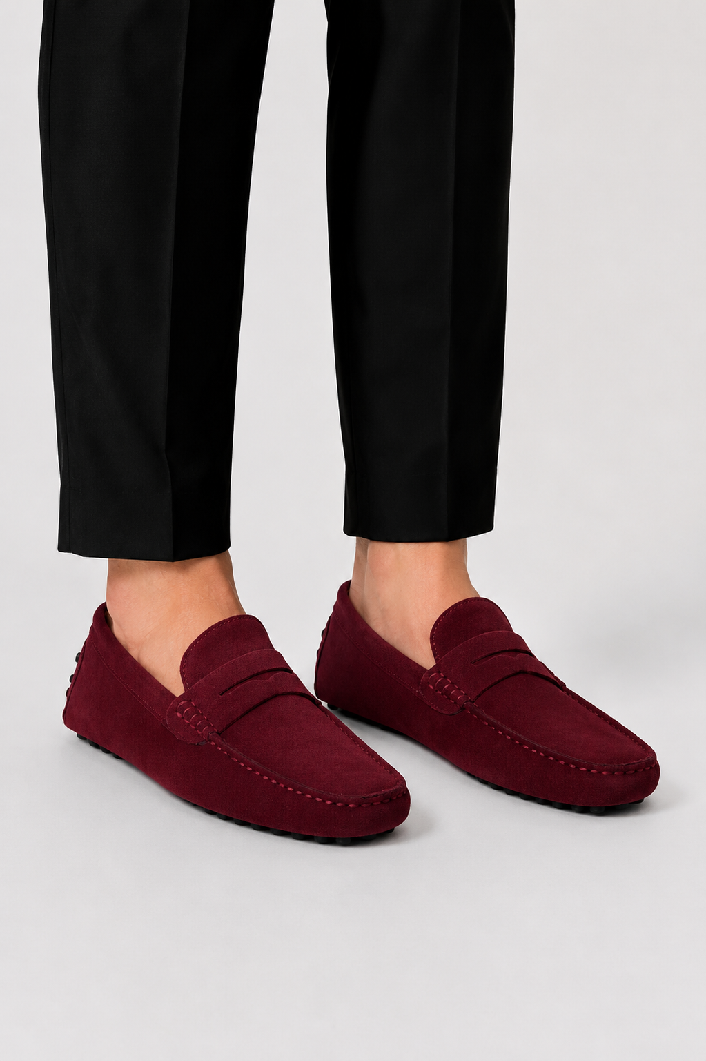 Suède Penny Loafers for Men