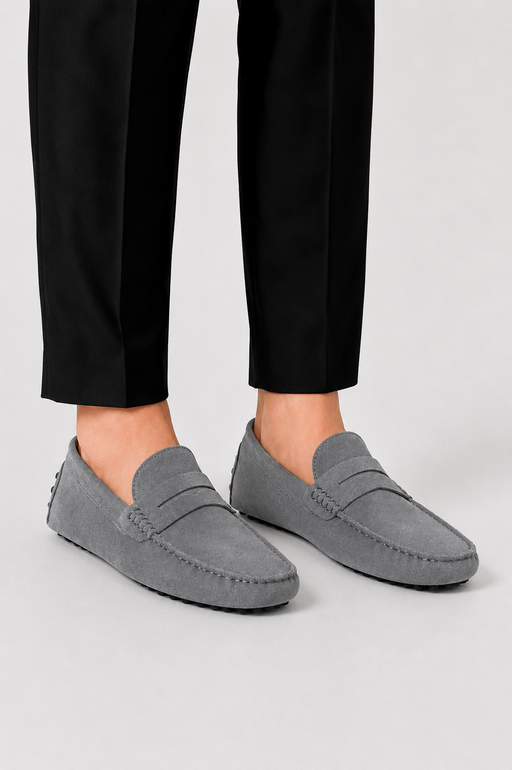 Suède Penny Loafers for Men