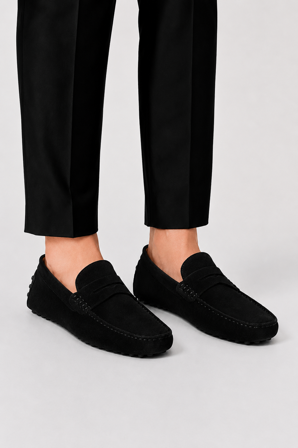 Suède Penny Loafers for Men