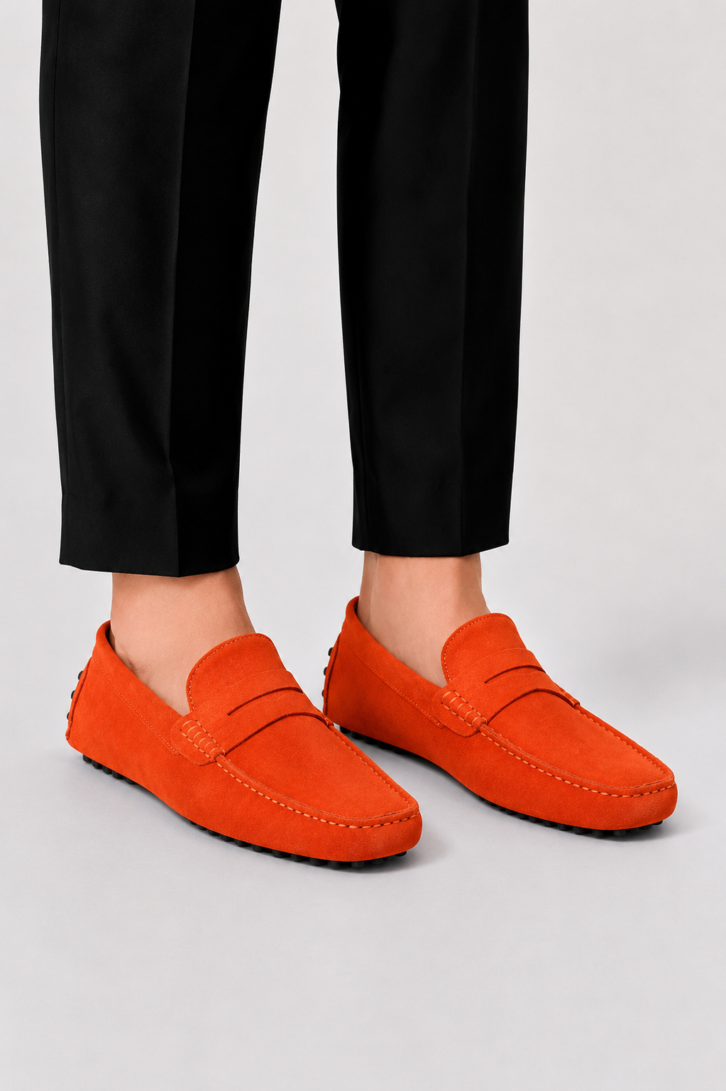 Suède Penny Loafers for Men