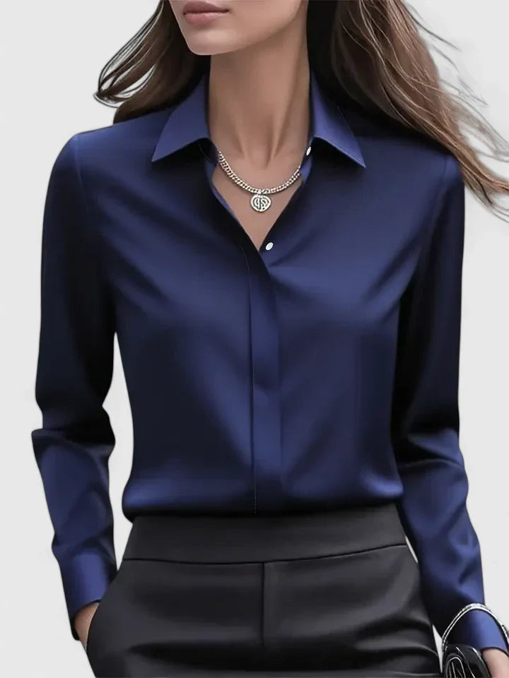 Button-Down Collared Shirt for Women