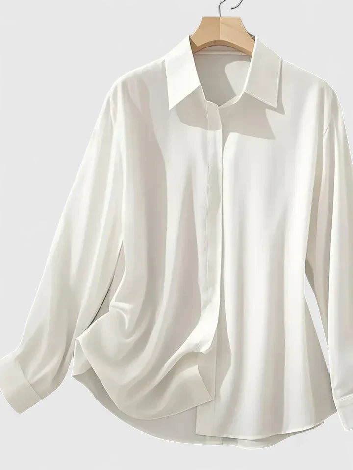 Button-Down Collared Shirt for Women