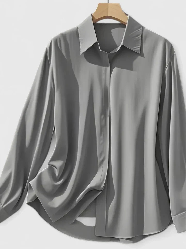 Button-Down Collared Shirt for Women