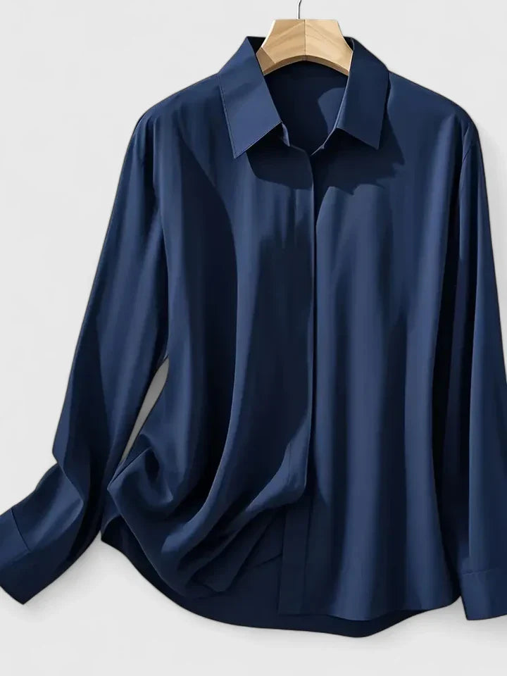 Button-Down Collared Shirt for Women