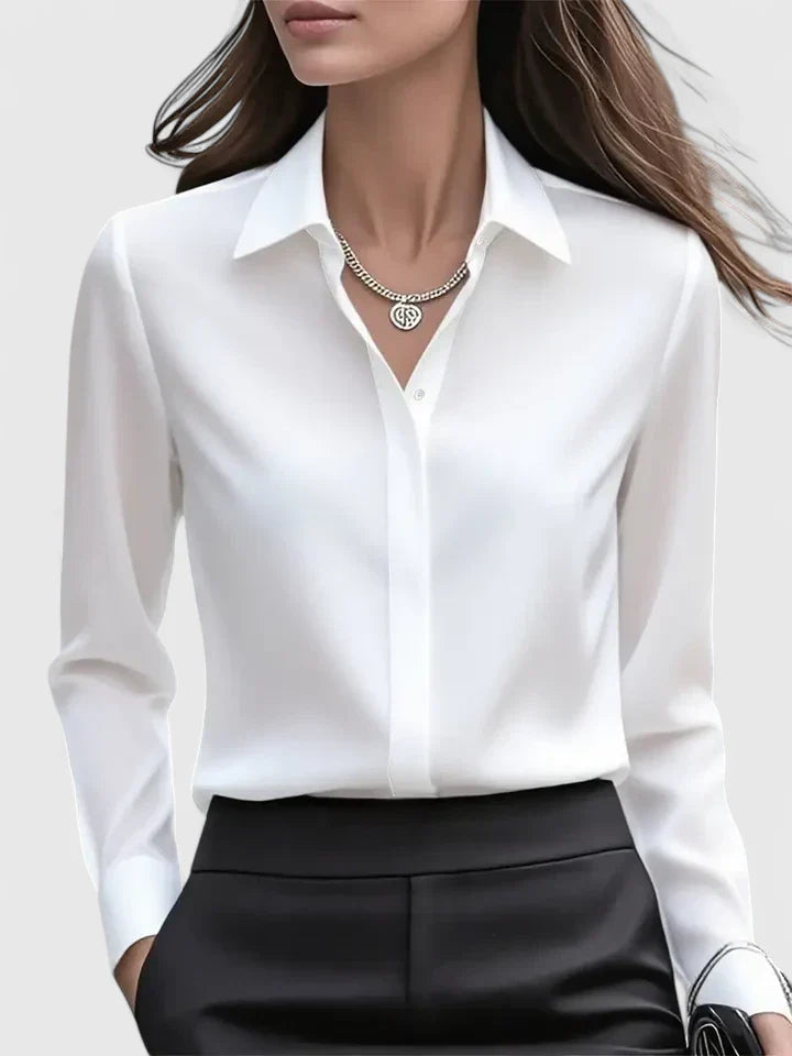 Button-Down Collared Shirt for Women