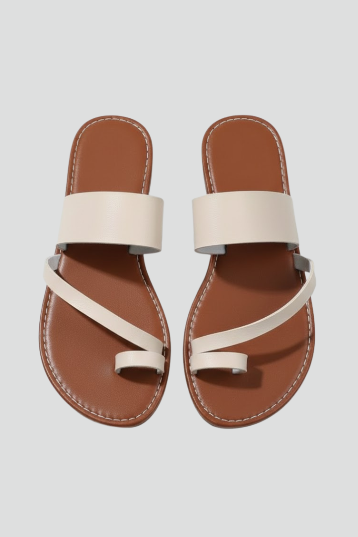 Slip On Sandals with Toe Loop for Women