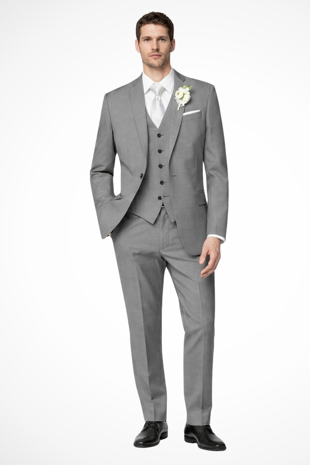 Three Piece Notch Lapel Suit Set for Men