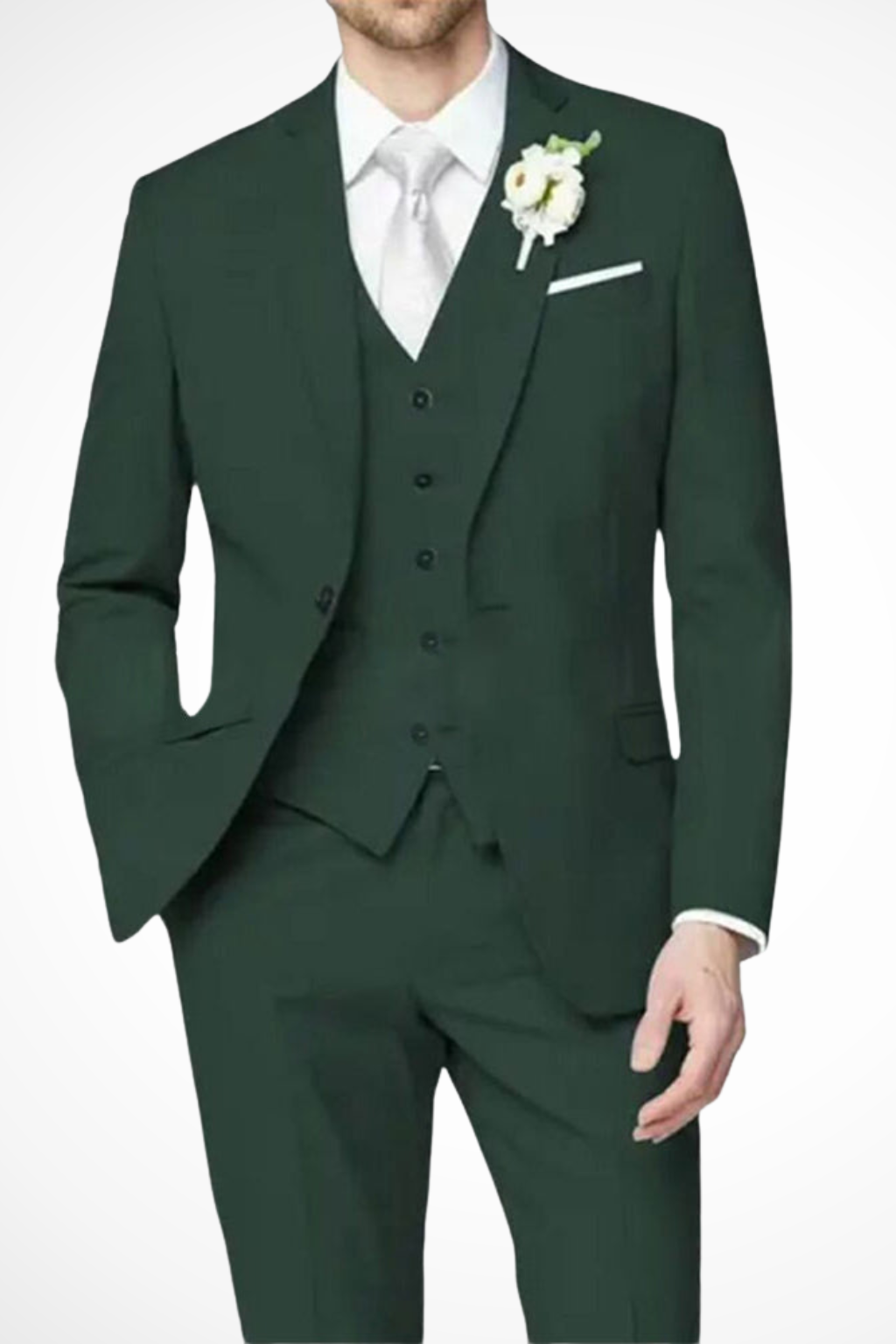 Three Piece Notch Lapel Suit Set for Men